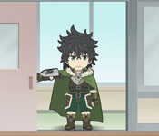 naofumi arrives to class